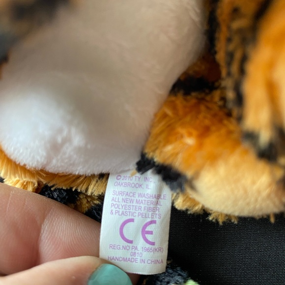 Stripes Beanie Boos Ty Tiger - Picture 10 of 12